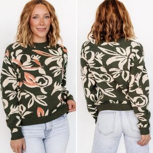 Baltic Born Aiden Sweater Dark Olive Size 2XL